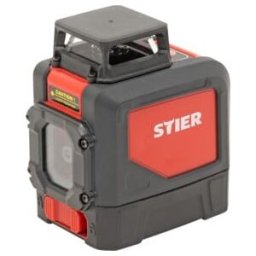Laser à lignes croisées STIER, 360° x 120°, 505 - 532 nm, vert, 4 x piles AA (incluses), 105 x 95 x 63 mm, laser autonivelant, laser chantier (904615)