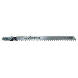 BOSCH Lames de scie sauteuse T 301 CDF, lot de 5, Clean for Hard Wood (2608636229)
