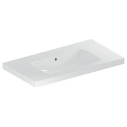 Geberit Lavabo iCon Light 90x48cm, sans trop-plein, avec trou, avec plage, blanc K-Tect (501840004)