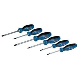 Jeu de tournevis Combo Kit BOSCH, 6 pièces, SL/PH/PZ/TX (1600A02CV3)