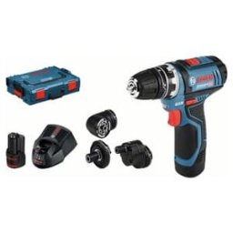 Perceuse-visseuse sans fil BOSCH à mandrin interchangeable GSR1215FC +L-BOXX (06019F6000)