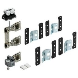 Hettich Kit ferrures porte pliante 1 p., 2 vantaux WingLine 77, 70983 pour portes en applique (70983)