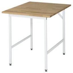 Table de travail en hêtre Rau LxPxH 750x1000x800-850mm (06-500B10-07.12)