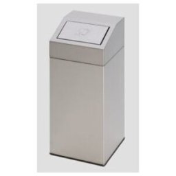 VAR Collecteur de déchets en acier inoxydable avec insert intérieur 82 l (1249)