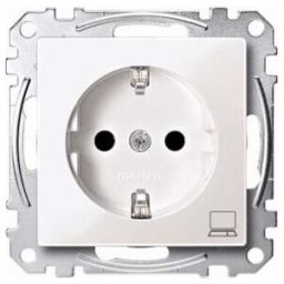 Merten Prise SCHUKO pws/gl pour ordinateur MEG2350-0319 (MEG2350-0319)