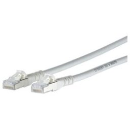 BTR NETCOM Câble de raccordement S/FTP blanc 15,0 m Cat.6A 130845A588-E ; Metz Connect (130845A588-E)