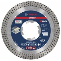 Disques de coupe diamantés BOSCH Expert Hard Ceramic X-LOCK, 85 x 22,23 x 1,6 x 7 mm (2608900656)