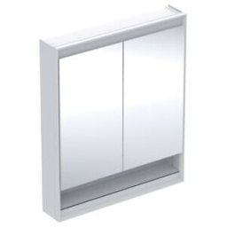 Geberit Armoire miroir One 75x90x15 cm, avec éclairage LED, 2 portes (505832002)