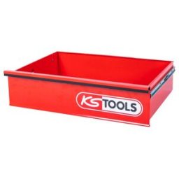 Tiroir avec logo et guidage à billes pour servante d’atelier P35, 568x398x145 mm KS Tools (873.5008-R007P)