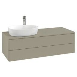 V&B; Meuble sous lavabo sans structure de façade, éclairage Antao 120x36x50cm, HL, WBP Lac, st. Gr m Lac ; Villeroy & Boch (L22050HK)