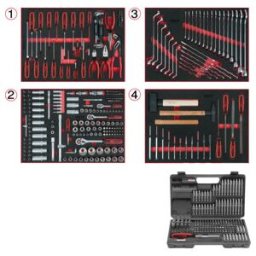 Composition de 515 outils de qualité KS Tools pour 4 tiroirs de servante (713.0515)