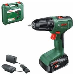 BOSCH Perceuse-visseuse sans fil EasyDrill 18V-38, 1 x batterie PBA 18V 1,5Ah en coffret de transport (06039D8003)
