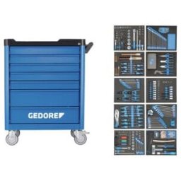 Servante d'atelier Gedore WSL-L-TS-308 avec assortiment d'outils de 308 pièces (2980347)