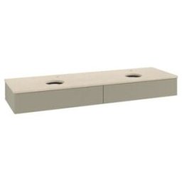 V&B; Meuble sous lavabo avec structure de façade, éclairage Antao 160x50cm, H I P, WBP botti., st. Gr m Lac ; Villeroy & Boch (L17153HK)