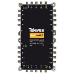 Televes Multiswitch 5 vers 16 en fonte NEVO avec NT quad cascade MS516NCQ (714405)