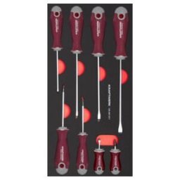 Jeu de tournevis à fente PH Kraftwerk, insert 20x40, 8 pces (105.401.012)