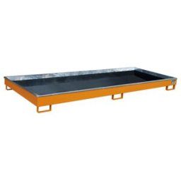 Bauer Südlohn Bac de rangement avec insert PE RW 3300-1 PE, peint, orange jaune (4518-72-0000-2000)