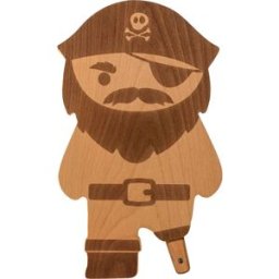 Ototo Planche à Découper Pirate Board Brown / Silver One Size
