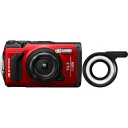 OM System Olympus Tough TG-7 rouge + embout LED LG-1 -45,00EUR TG-7 Action de réduction immédiate