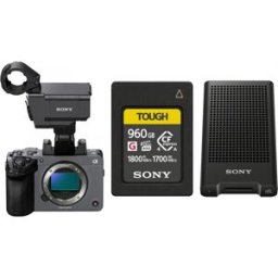 Sony ILME-FX5 + poignée XLR + carte CFexpress 960 Go de type A + lecteur MRW-G3
