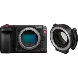 Canon EOS C50 + adaptateur baïonnette EF-EOS sur EOS R 0,71x