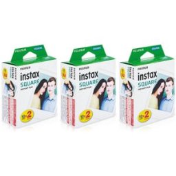 FUJI INSTAX Fujifilm Instax Square Film DP paquet de 3 pour 60 images