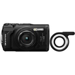 OM System Olympus Tough TG-7 noir + embout LED LG-1 -45,00EUR TG-7 Action de réduction immédiate