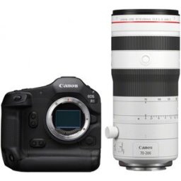 Canon EOS R1 + RF 70-200mm f2,8 L IS USM Z blanc