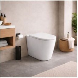 Wc Sur Pied Azzurra Ceramica Easy Clean Collection Aurea Avec Technologie Ghost, CéRamique Blanche avec Siège Inclus