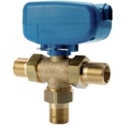 MUT Vanne 3 voies 1/2" avec embouts mm 230V avec Kit Micro