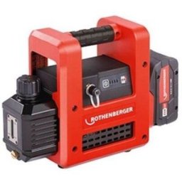 Rothenberger Pompe à Vide ROAIRVAC R-32 5.0 CL 142lt avec Batterie et Panier Cadeau - 1000003233