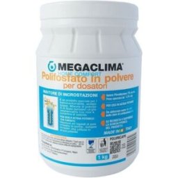 Megaclima Polyphosphate en Poudre pour Distributeurs de 1 kg Utilisation dans l'Eau Potable POLVRIC4PR
