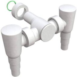 Bonomini Siphon avec Double Connexion "Double Go" pour Machine à Laver et Sèche-linge 3590GZ24B0