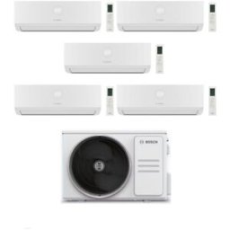 Climatiseur Bosch Penta Split Climate 4000i 9+9+9+9+9 avec 5000M 125/5 E Inverter R 32 Wi-Fi Inclus Classe A++
