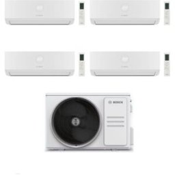 Climatiseur Bosch Quadri Split Climate 3000i 7+9+9+24 avec 5000M 125/5 E Inverter R 32 Wi-Fi en option Classe A++