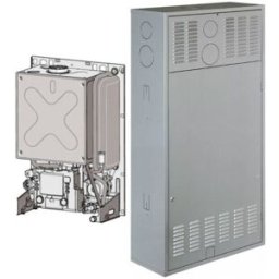 Junkers Bosch Chaudière à Condensation Cerapur Encastrée 28 kW ZWB 28-1 EI Méthane/GPL avec Kit d'Évacuation des Fumées