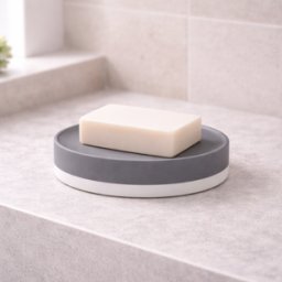 Porte-Savon En CéRamique Gedy, Gris, Nouvelle Collection Mizar