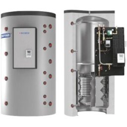 Cordivari Accumulateur de chaleur Puffermas 2 VB 800 L 70 KW avec 1 Échangeur fixe à isolation rigide