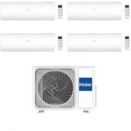 HAIER Climatiseur Quad split Pearl 9+9+12+18 avec 4U85S2SR5FA Inverter R-32 Wi-Fi Classe A++/A+