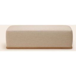 MADURA Banc Arnel Cosmic naturel chiné - BEIGE 140x45xH43 cm