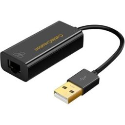 INF Convertisseur USB2.0 USB3.0 Adaptateur Ethernet Gigabit, Plug and Play RJ-45, compatible avec Xiaomi Mi Box, prend en Le noir