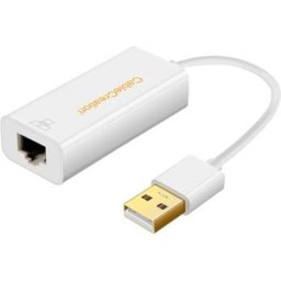 INF Convertisseur USB2.0 USB3.0 Adaptateur Ethernet Gigabit, Plug and Play RJ-45, compatible avec Xiaomi Mi Box, prend en Blanc