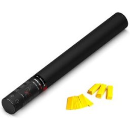 MagicFX Canon à confettis manuel Magic FX, 50 cm - Jaune - Canons à confettis manuels