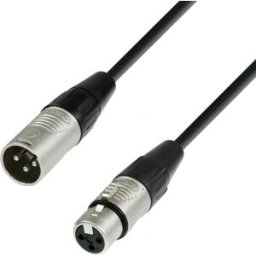 Adam Hall Cables 4 STAR DMF 0050 - Câble DMX REAN XLR mâle vers XLR Femelle 0,5 m - Câbles DMX, AES/EBU à 3 pôles