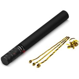 MagicFX Canon à banderoles manuel Magic FX, 50 cm - Or métallisé - Canons serpentins manuels