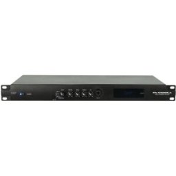 DAP-Audio PA-5500SA Radio Internet 1U avec amplificateur 460 W, BT 5.0, entrée micro/ligne et - Lecteur simple CD/DVD et MP3
