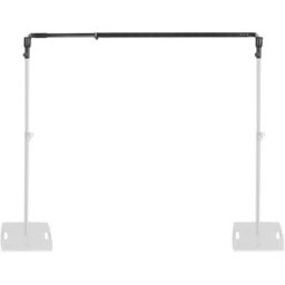 Gravity PAD SET 1 - Système de support tubulaire pour rideaux, livré sans rideau - Tissus et filets