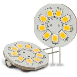 ISOLED Pastille LED G4 9 SMD, 1,5W, blanc neutre, broche latérale - Lampes LED socle G4