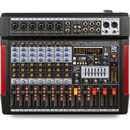 Power Dynamics PDM-T804 Stage Mixer 8-Channel DSP/MP3 - Tables de mixage en direct