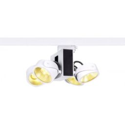 SLV TEC KALU TRACK, spot pour rail 3 allumages, intérieur, quad, 24°, blanc/noir, LED, 60W -B-Stock- - Soldes% Lampes pour maisons et magasins